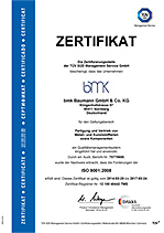 Downloadlink zu unserem aktuellen ISO 9001 : 2008 Zertifikat